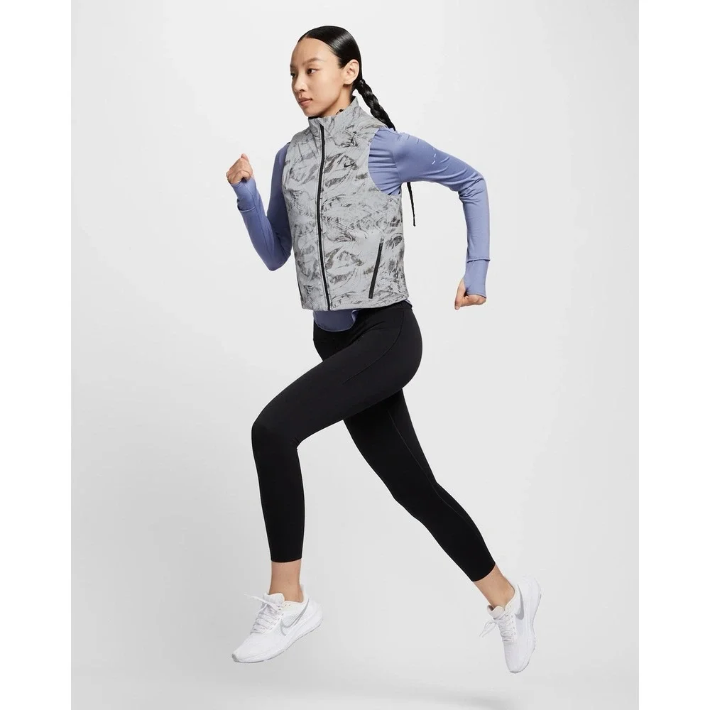 *NWT* Women's LARGE Nike Swift Therma-FIT ADV Reflective Running Vest HV2762-078